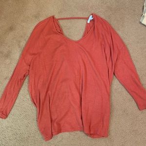 Super cute low back sweater!